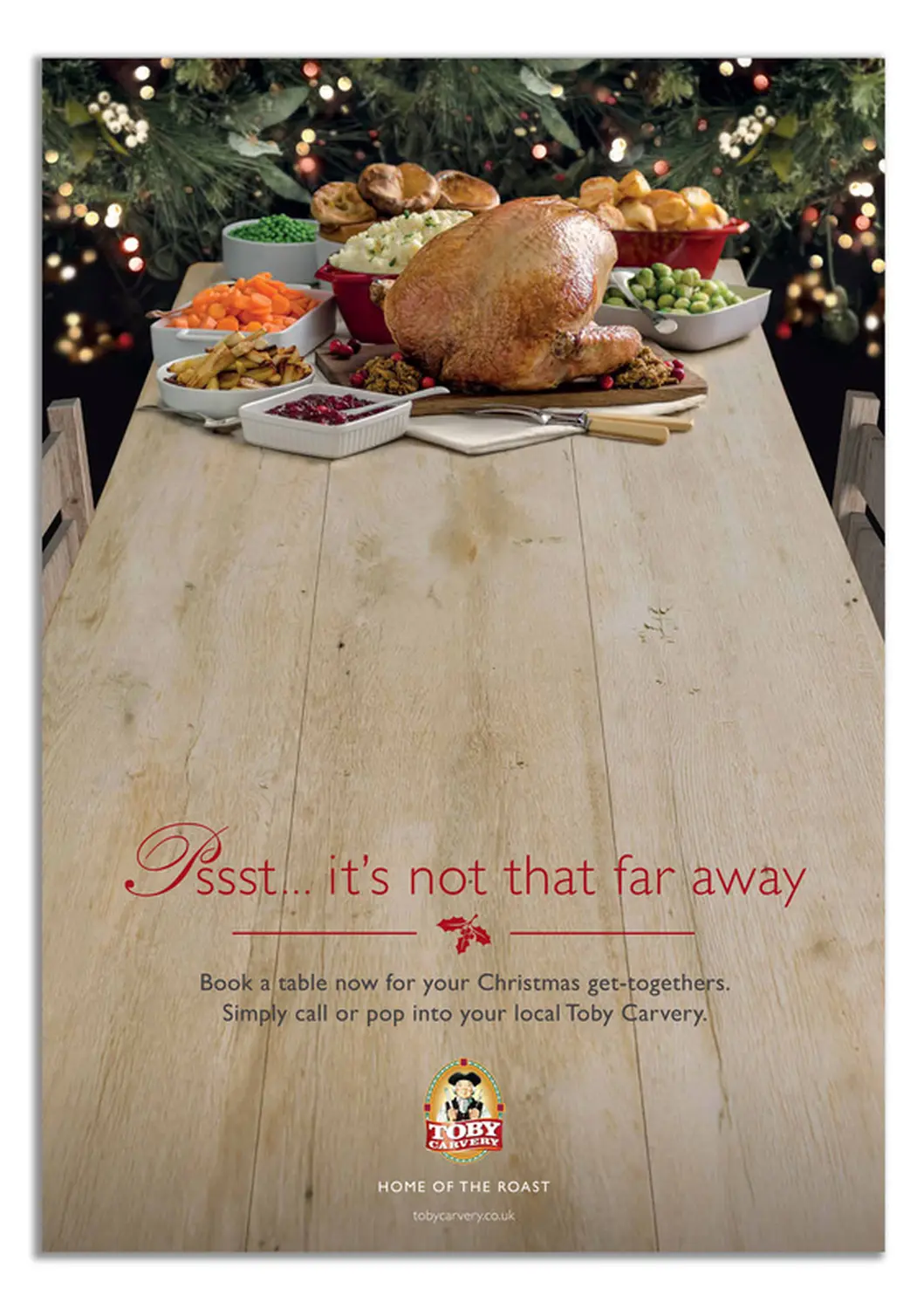 Christmas Carvery poster