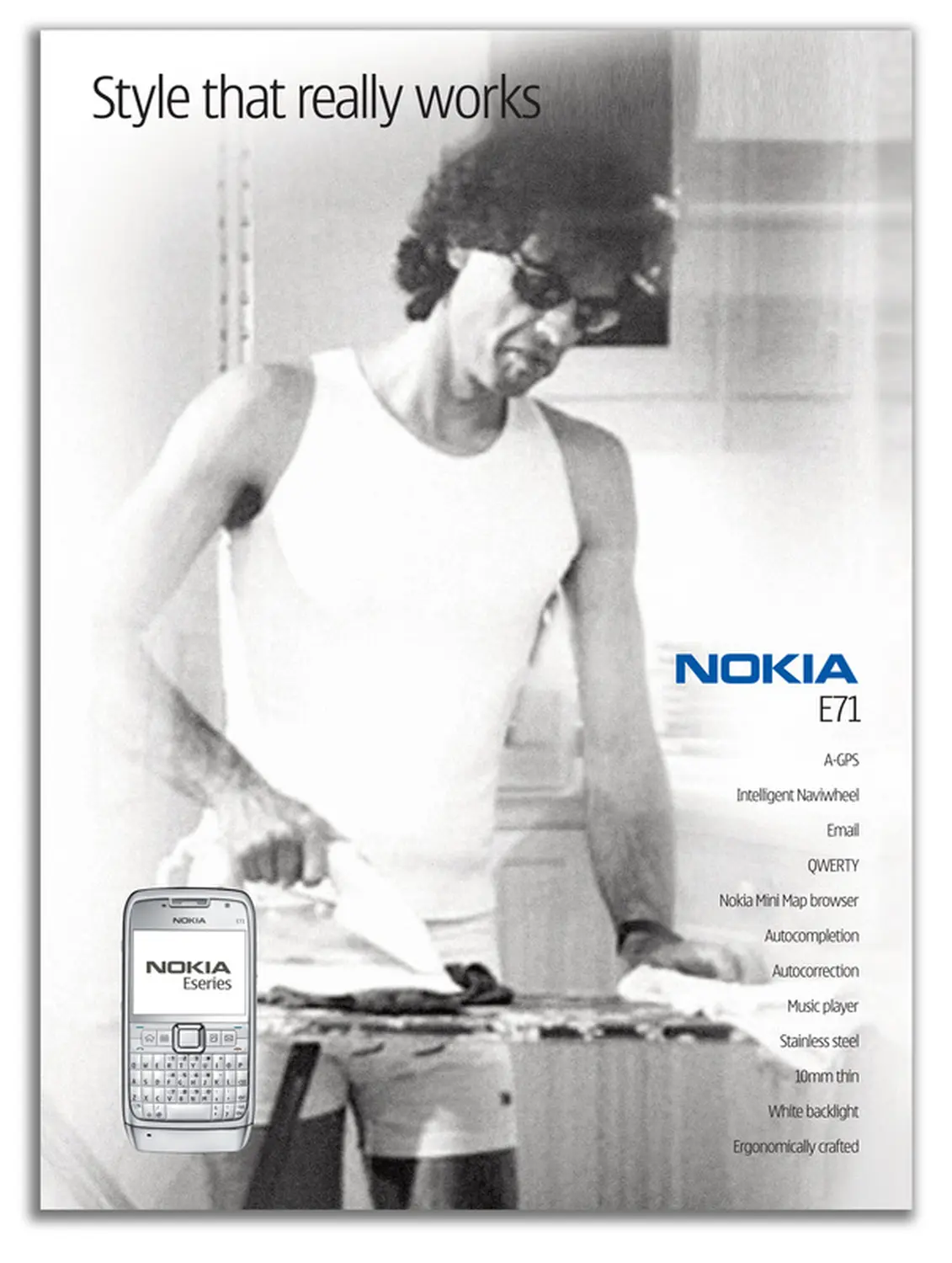 NOKIA E71 poster